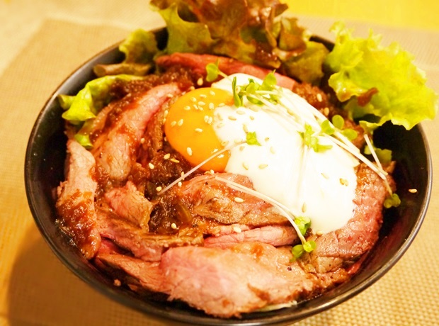 ローストビーフ丼レシピ画像