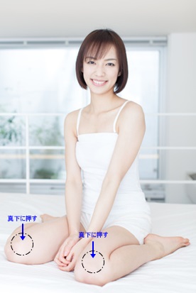 ぺたんこ座り画像